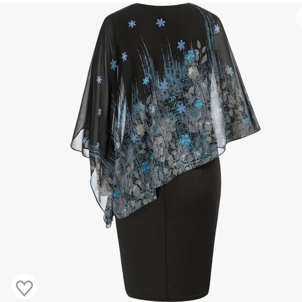 Dress Sleeveless Cape  18W